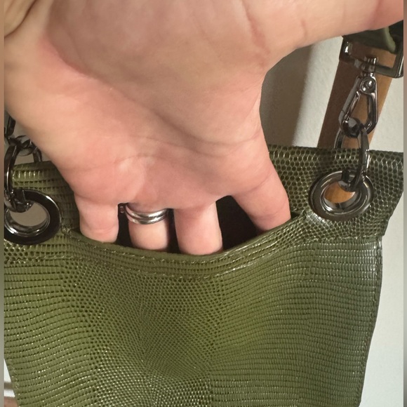 Hammitt Tony Small Gun Metal Adjustable Crossbody Handbag - Picture 4 of 5